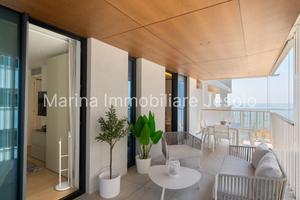 Appartamento trilocale di pregio con piscina front