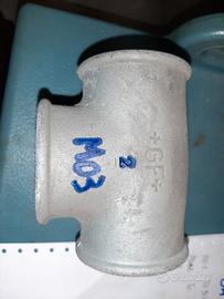 Gomito (+GF+) a 90° in Ghisa Zincata