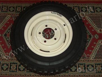 Ruote complete Michelin 6,50 Land Rover Series 88