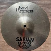 Piatto Sabian hand hammered hh splash 10/25