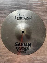 Piatto Sabian hand hammered hh splash 10/25