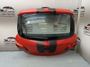 Portellone cofano posteriore baule opel corsa e 3
