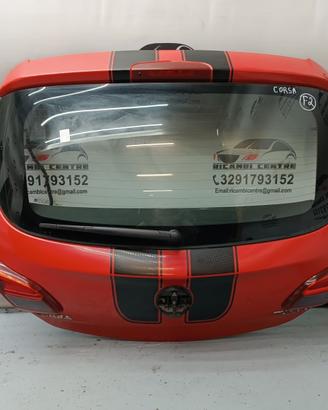 Portellone cofano posteriore baule opel corsa e 3