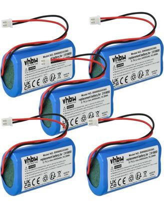Lotto 5 batterie ricaricabili