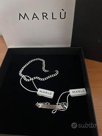 Collana + Bracciale Uomo Marlù Originali