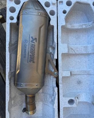 Scarico Akrapovic Titanio CFMOTO 450 MT (2026) e5+