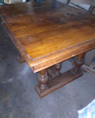 Tavolo Fratino Antico in Legno Massello
