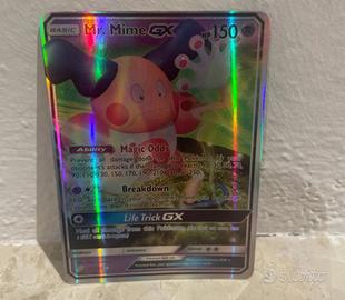 Carta pokemon Mr.Mime GX