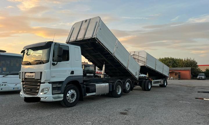DAF CF 460 RIBALTABILE TRILATERALE ADR 6X2 EURO 6