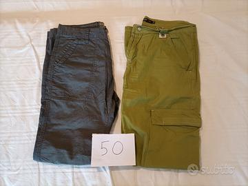 Pantaloni lunghi estivi sportivi taglia 50 uomo