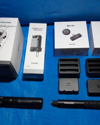 Accessori per Insta360 X2, X3, X4 e X5