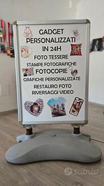 Cavalletto Espositore Pubblicitario A1
Per Esterno