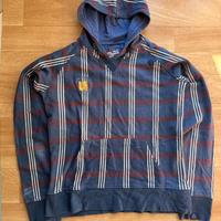 Felpa vintage a quadri con cappuccio Wodoo Style