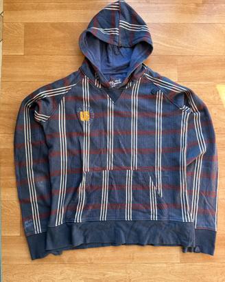 Felpa vintage a quadri con cappuccio Wodoo Style