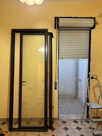 Porta finestra in alluminio