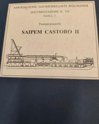 Piani di costruzione SAIPEM CASTORO II