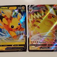 Pikachu Vmax e Pikachu V,  leggere la descrizione.