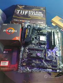Ryzen 2600 /scheda madre Asus TUF b450 / Ram 16 gb