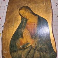 icona beata Vergine in adorazione 