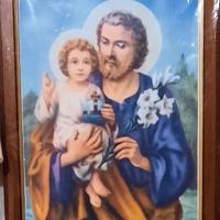 Quadro San Giuseppe in legno 40×50cm