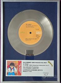 45 GIRI matrice argentata Sam il ragazzo del west