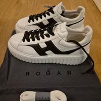Sneakers Hogan h-stripes tg 40 bianca nera
