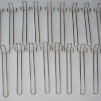 Lotto di 50 gancio doppio cromato per espositori