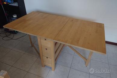 Tavolo a ribalta IKEA NORDEN colore betulla