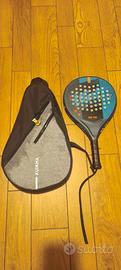 racchetta e porta racchetta padel bambino