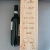 Cassetta per vino personalizzabile