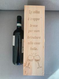 Cassetta per vino personalizzabile