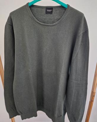 Maglione Cardigan GUESS Verde Salvia taglia XL