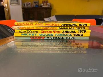 Donald and Mickey annual 74/75/79/82/76