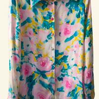 Camicia Flavio Castellani pari al nuovo, 92% seta!