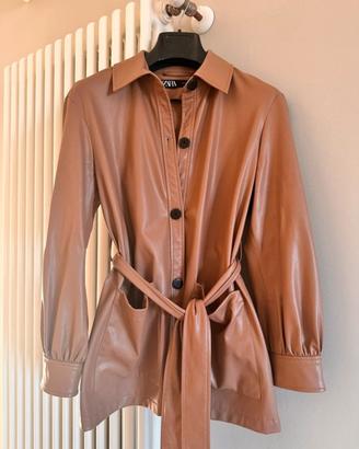 Giacca trench corto donna S zara