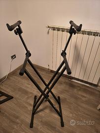 QuikLok T22 supporto 2 tastiere 