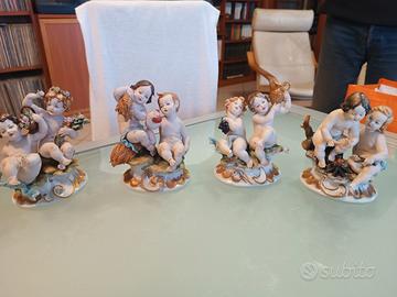 statuine 4 stagioni Capodimonte