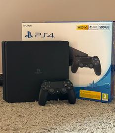 PS4 Slim 500GB HDR + scatola