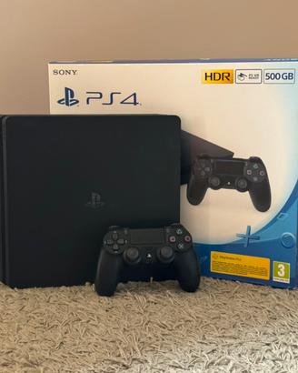 PS4 Slim 500GB HDR + scatola
