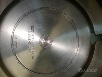 Piatto Peltro massiccio