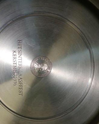 Piatto Peltro massiccio