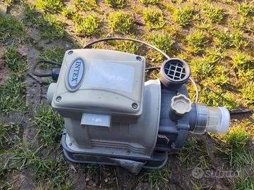 pompa a sabbia intex + struttura piscina+ prodotti