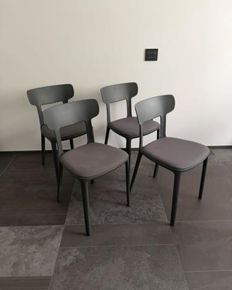 4 sedie Infiniti Design modello Canova antracite