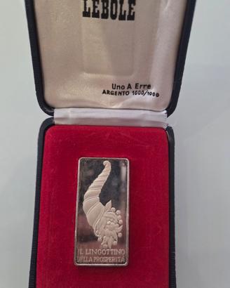 lingotto argento 999 50gr