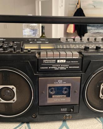 CRS-4803S stereo boom box  anni 80