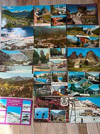 15 cartoline  / francobolli anni 60/70