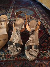 e sandali tacco alto e  zeppa Max&Co e Marella