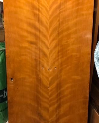 5 porte in ciliegio fiammato per armadio