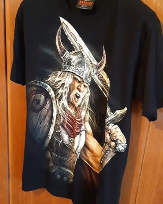 Maglietta T-shirt stampa gothic 