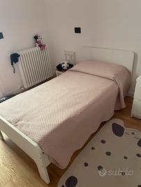 Letto ikea allungabile SLÄKT con materasso
